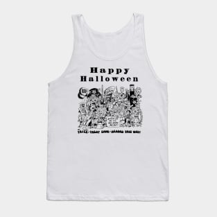 Happy Halloween Trick or Treat Tank Top